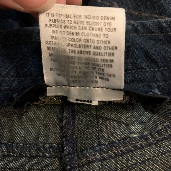 St. John Couture Jeans Sz 12 Wide Leg Raw Hem Embroidered Preppy Cropped Casual - Picture 8 of 8